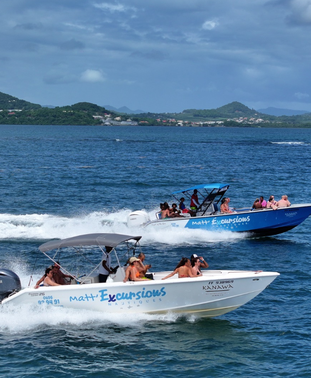 Martinique Whitewater Boat Excursion